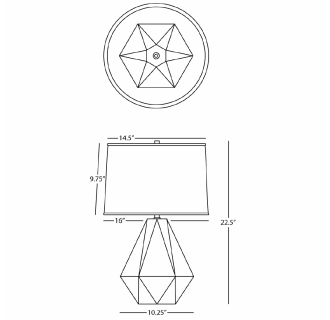 A thumbnail of the Robert Abbey Delta TL Robert Abbey-Delta TL-Line Drawing