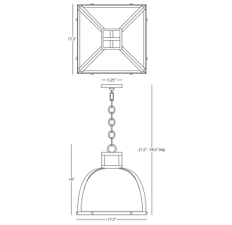 A thumbnail of the Robert Abbey Ranger Pendant Robert Abbey-Ranger Pendant-Line Drawing