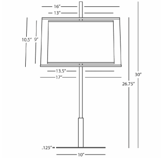 A thumbnail of the Robert Abbey Saturnia TL Robert Abbey-Saturnia TL-Line Drawing