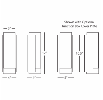 A thumbnail of the Robert Abbey Tyrone Wall Sconce Robert Abbey-Tyrone Wall Sconce-Line Drawing