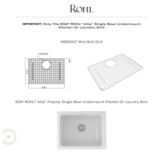 A thumbnail of the Rohl WSG6347 Alternate Image