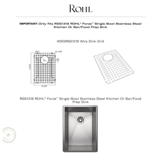 A thumbnail of the Rohl WSGRSS1318 Alternate Image