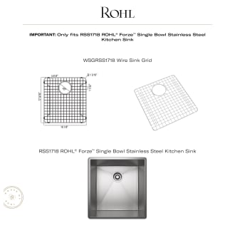 A thumbnail of the Rohl WSGRSS1718 Alternate Image