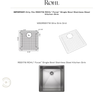 A thumbnail of the Rohl WSGRSS1718 Alternate View