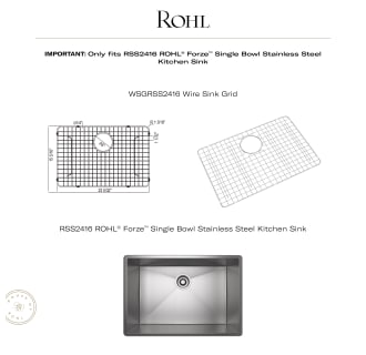 A thumbnail of the Rohl WSGRSS2416 Alternate Image