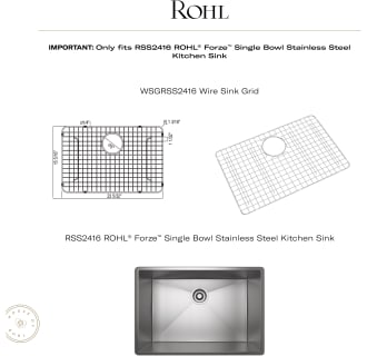 A thumbnail of the Rohl WSGRSS2416 Alternate View