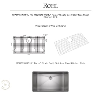 A thumbnail of the Rohl WSGRSS3016 Alternate Image