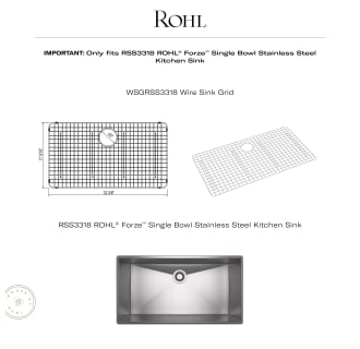 A thumbnail of the Rohl WSGRSS3318 Alternate Image