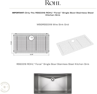 A thumbnail of the Rohl WSGRSS3318 Alternate View