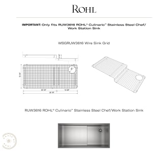 A thumbnail of the Rohl WSGRUW3616 Alternate Image