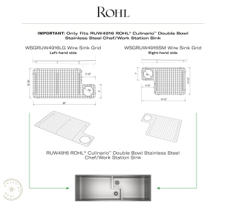A thumbnail of the Rohl WSGRUW4916LG Alternate Image