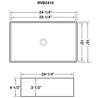 A thumbnail of the Ruvati RVB2416 Alternate Image