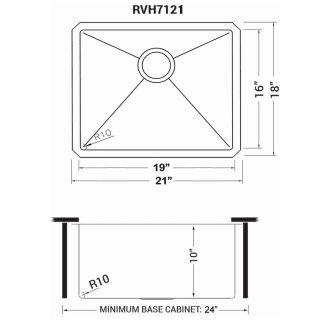 A thumbnail of the Ruvati RVH7121 Alternate Image