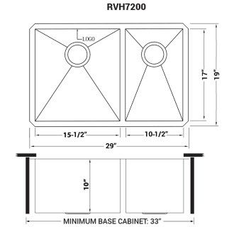 A thumbnail of the Ruvati RVH7200 Alternate Image
