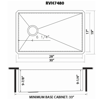 A thumbnail of the Ruvati RVH7480 Alternate Image