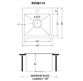A thumbnail of the Ruvati RVH8115 Alternate Image
