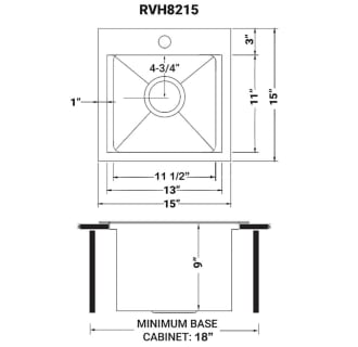 A thumbnail of the Ruvati RVH8215 Alternate Image