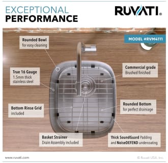 A thumbnail of the Ruvati RVM4111 Alternate Image