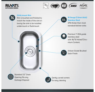 A thumbnail of the Ruvati RVM4119 Alternate Image