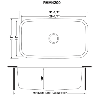 A thumbnail of the Ruvati RVM4200 Alternate Image