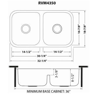 A thumbnail of the Ruvati RVM4350 Alternate Image