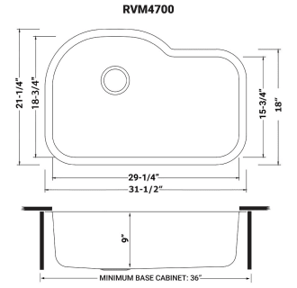 A thumbnail of the Ruvati RVM4700 Alternate Image