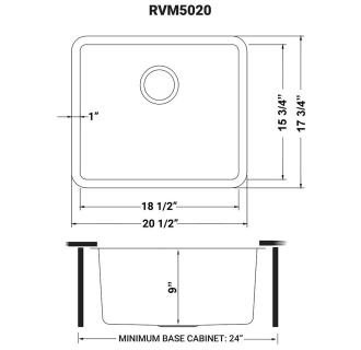 A thumbnail of the Ruvati RVM5020 Alternate Image