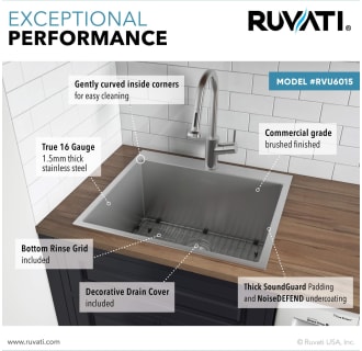 A thumbnail of the Ruvati RVU6015 Alternate Image