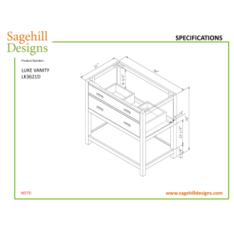 A thumbnail of the Sagehill Designs LK3621D Alternate View