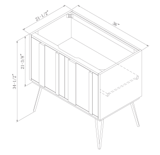 A thumbnail of the Sagehill Designs VT3621 Sagehill Designs-VT3621-Vanity Drawing