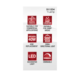 A thumbnail of the Satco Lighting S11234 Alternate Image