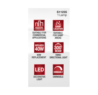 A thumbnail of the Satco Lighting S11235 Alternate Image