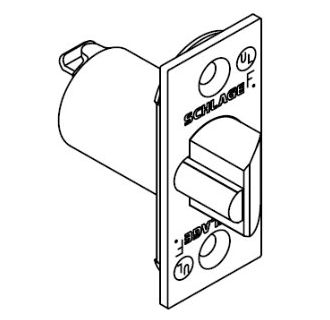 Schlage 16-203 2 3/8 or 2 3/4 Replacement Deadlatch with Square Corner 1 x 2 - Polished Brass