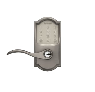 A thumbnail of the Schlage FE789WB-CAM-ACC Schlage Encode Accent Lever Head On Satin Nickel