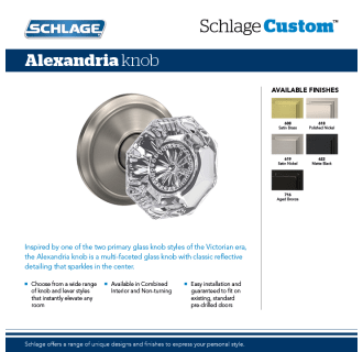 A thumbnail of the Schlage FC172-ALX-COL Alternate View