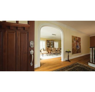 A thumbnail of the Schlage BE365-PLY Front Door Application Shot