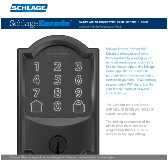 A thumbnail of the Schlage BE489WB-CAM Alternate Image