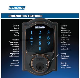 A thumbnail of the Schlage F800-CAM-ACC-RH Schlage F800-CAM-ACC-RH