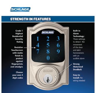 A thumbnail of the Schlage F800-CAM-ACC-LH Schlage F800-CAM-ACC-LH