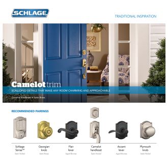 A thumbnail of the Schlage F10-FLA-CAM Schlage F10-FLA-CAM
