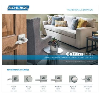 A thumbnail of the Schlage F51A-LAT-COL Alternate Image