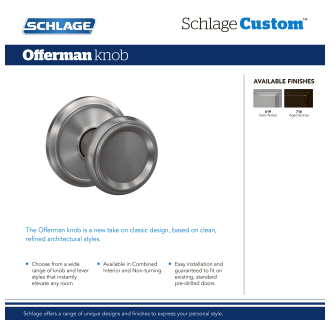 A thumbnail of the Schlage F51A-OFM-GEO Alternate View