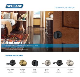A thumbnail of the Schlage F80-AND-AND Schlage F80-AND-AND