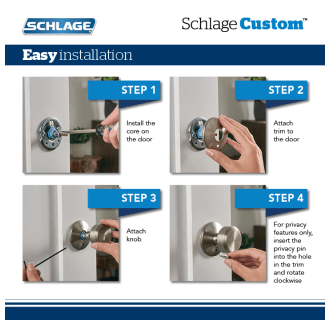 A thumbnail of the Schlage FC21-ALX-RWD Schlage-FC21-ALX-RWD-Installation