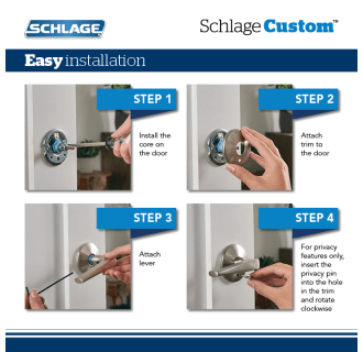 A thumbnail of the Schlage FC21-ELR-COL Schlage-FC21-ELR-COL-Installation