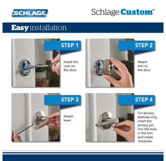 A thumbnail of the Schlage FC21-ELR-KIN Schlage-FC21-ELR-KIN-Installation