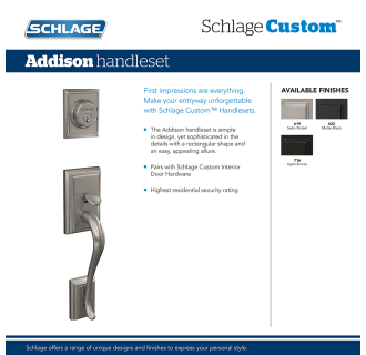 A thumbnail of the Schlage FC58-ADD Schlage-FC58-ADD-Addison Info Graphics