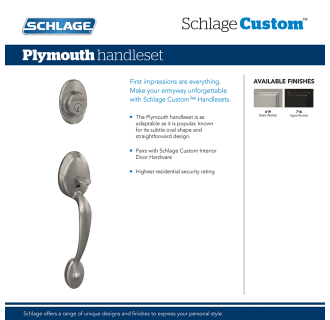 A thumbnail of the Schlage FC58-PLY Schlage-FC58-PLY-Plymouth Info Graphics