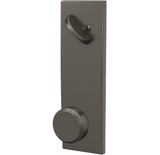 Schlage Custom Bowery Matte Black Combined Interior Door Knob with