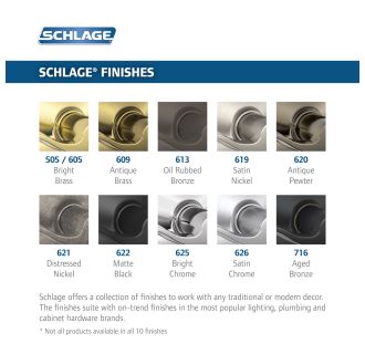 A thumbnail of the Schlage F10-CLT-BRK Schlage F10-CLT-BRK